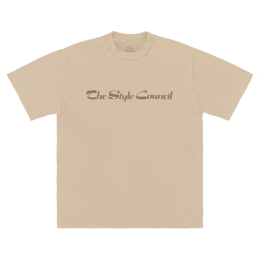 The Style Council Stacked Logo Sand Tee