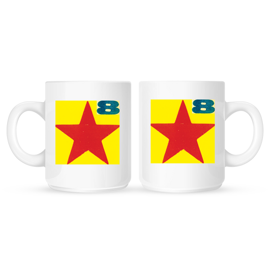 Boxed Star White Mug