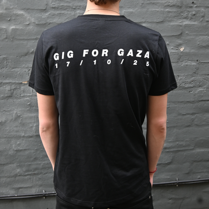 Gig for Gaza Black Tee