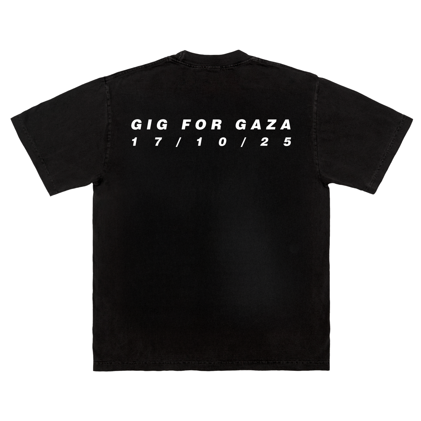Gig for Gaza Black Tee