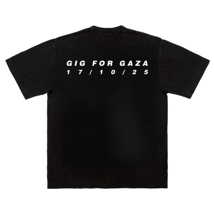 Gig for Gaza Black Tee