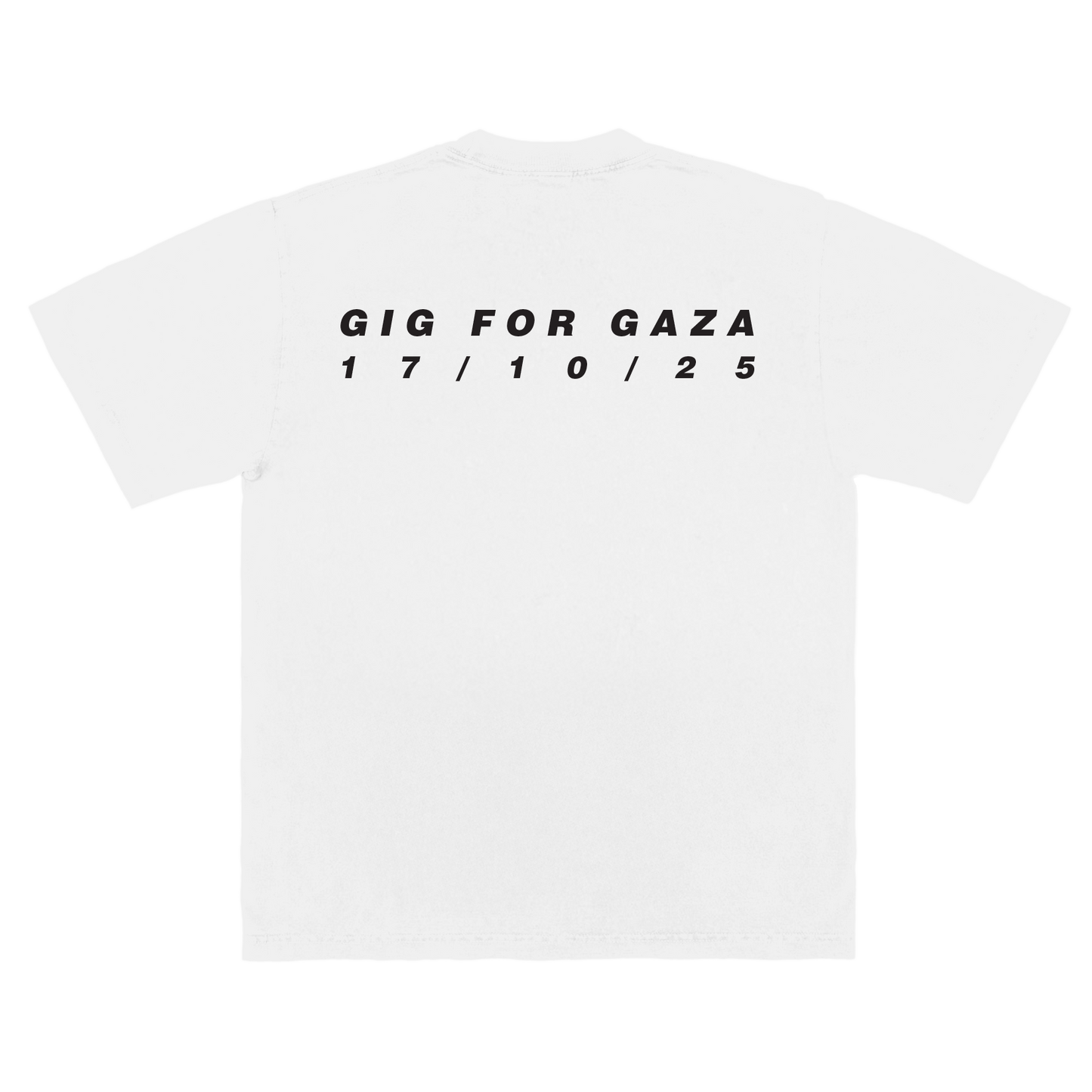 Gig for Gaza White Tee