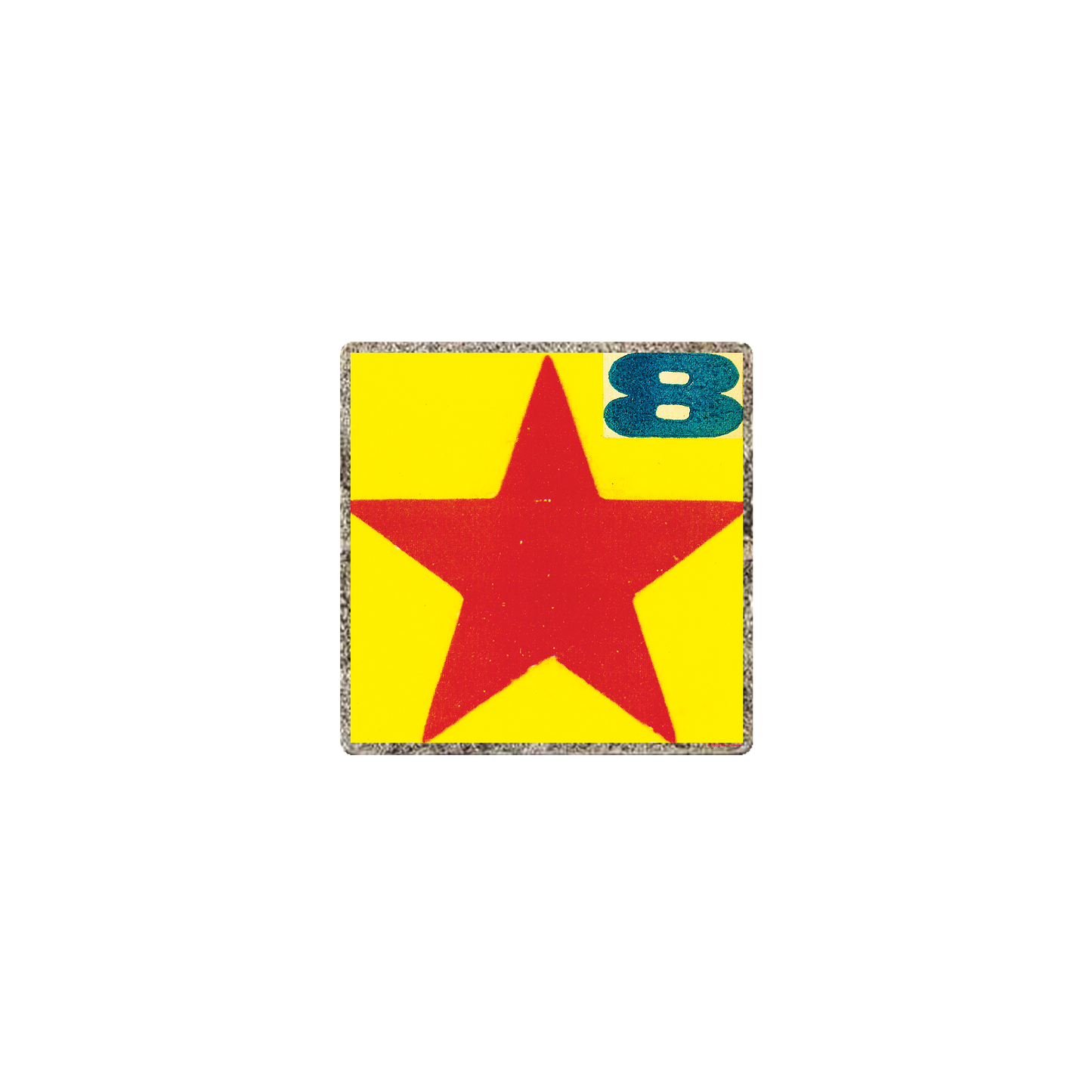 Boxed Star Enamel Badge