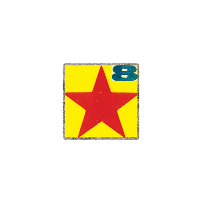 Boxed Star Enamel Badge