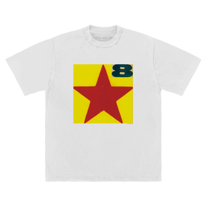 Boxed Star White Tee