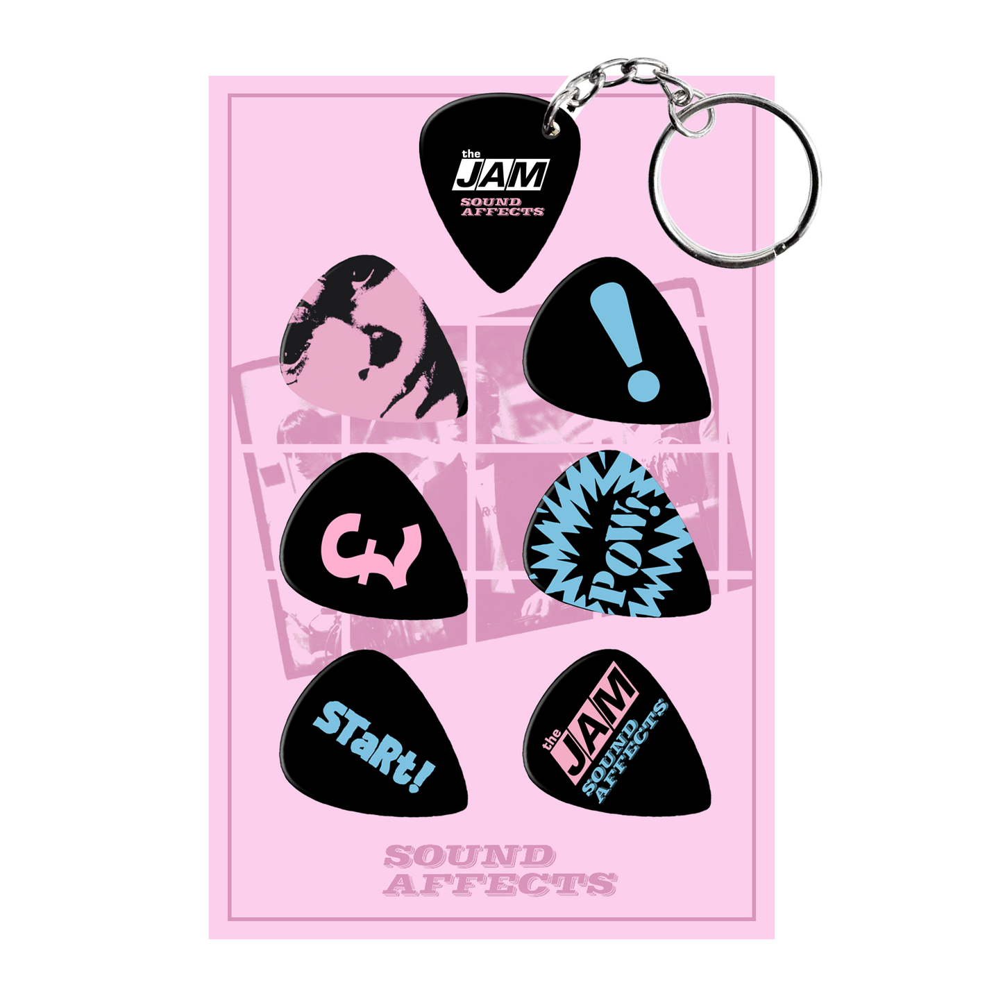 Symbols Plectrum Keyring & Plectrums