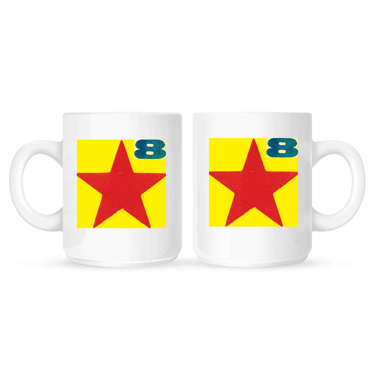 Boxed Star White Mug