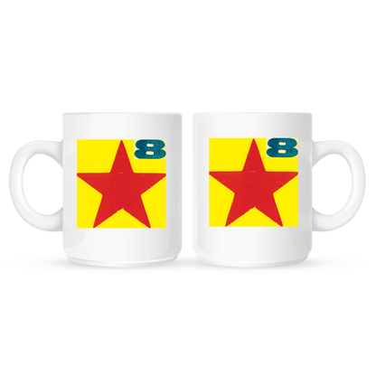 Boxed Star White Mug